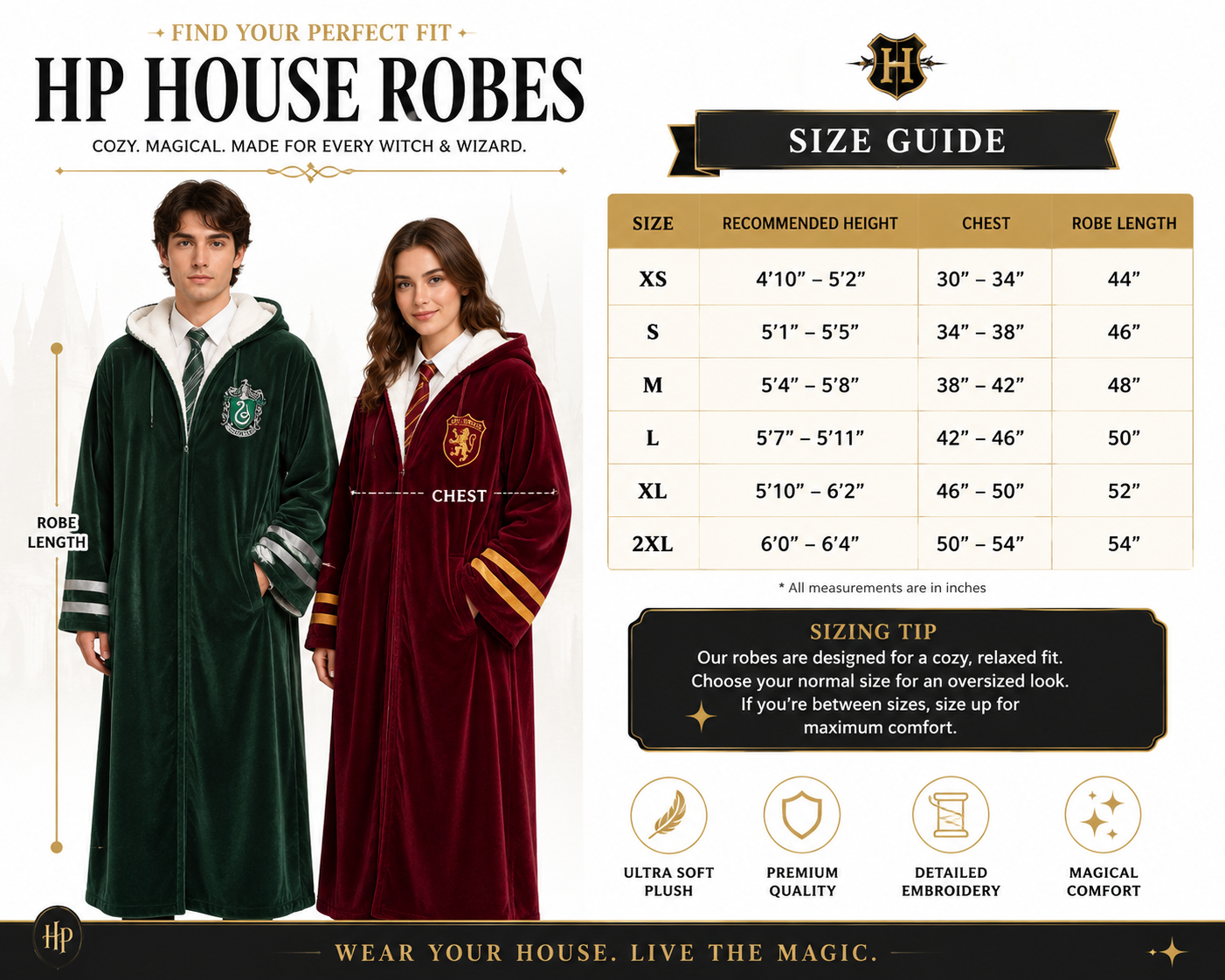 Hogwart's Robe™ Harry Potter Inspired Onesie